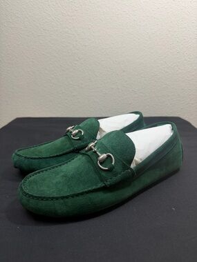 Gucci Men Size Horsebit Driver Loafers